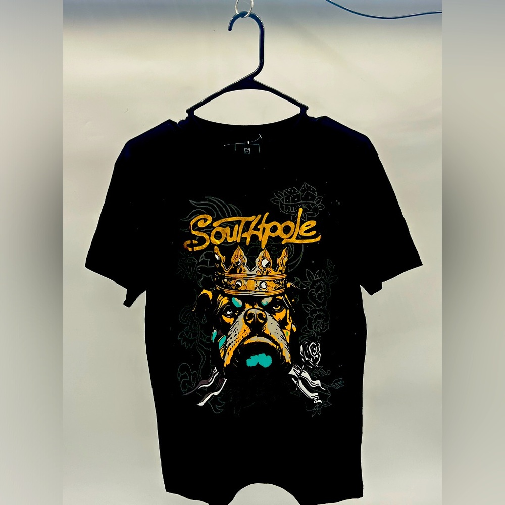 Southpole Black Graphic T-Shirt